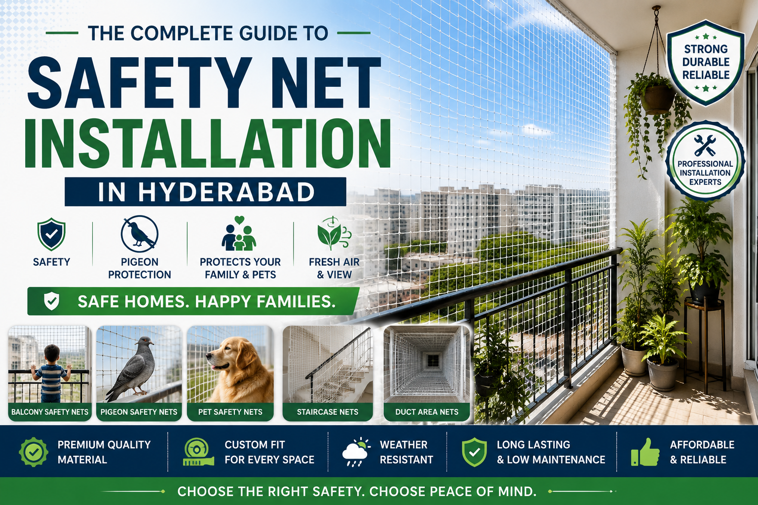 Safety Net Installation in Hyderabad