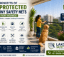 UV-Protected Balcony Safety Nets