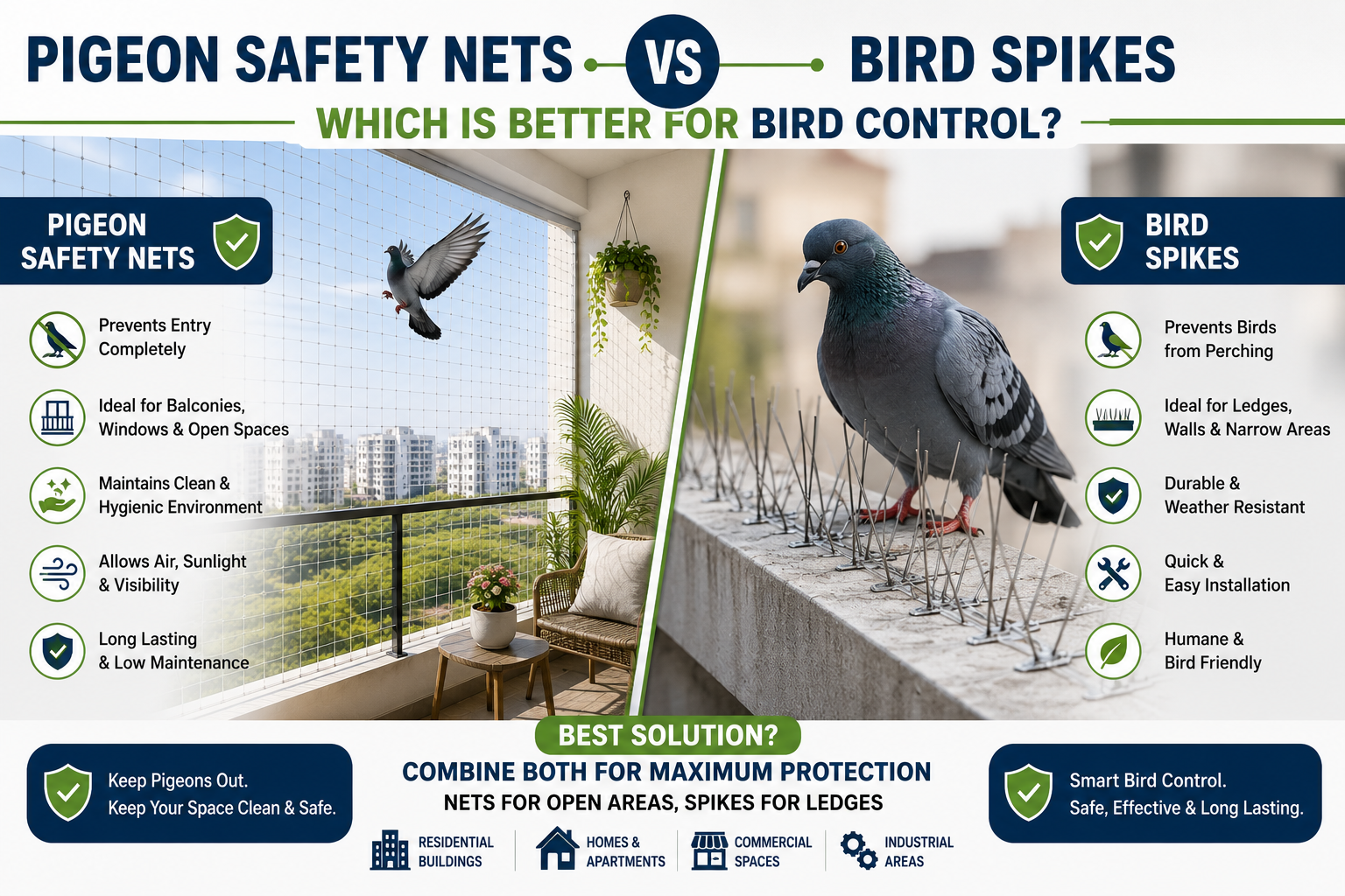 Pigeon Safety Nets